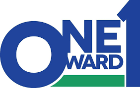 Logo with 'One Ward' text design.